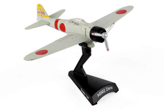 POSTAGE STAMP 1/97 零式艦上戦闘機 21型 板谷茂搭乗機