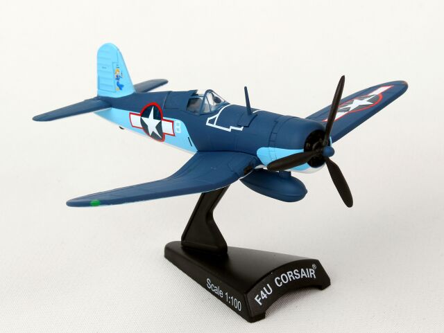 POSTAGE STAMP 1/100 F4U コルセア アメリカ海兵隊 VMF-22