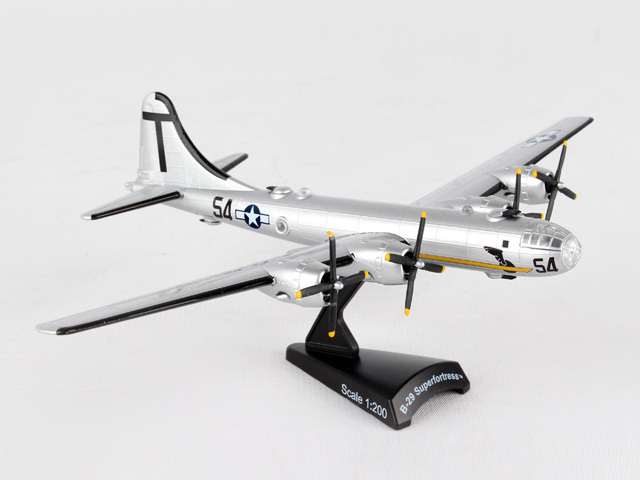 POSTAGE STAMP 1/200 B-29 "T-Square 54" シアトル航空博物館展示機