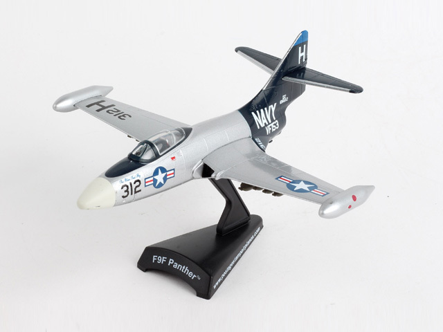 POSTAGE STAMP 1/100 F9F パンサー アメリカ海軍 VF153 #312