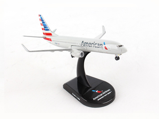 POSTAGE STAMP 1/300 737-800 アメリカン航空 N830NN