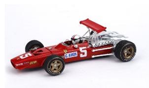 [予約]BRUMM(ブルム) 1/43 (ダイキャスト製) フェラーリ 312 F1 1968年イギリスGP 2位 #5 Chris Amon ドライバーフィギュア付