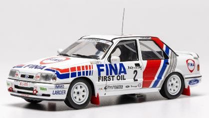 [予約]ixo(イクソ) 1/43 (ダイキャスト製) フォード シエラ RS コスワース 4x4 1990年 ラリー・ファン・ローイ #2 M.Duez/Y.Bozet