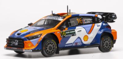 [予約]ixo(イクソ) 1/43 (ダイキャスト製) ヒョンデ i20 Rally1 2025年 ラリーサウジアラビア 2位 #16 A.Fourmaux/A.Coria