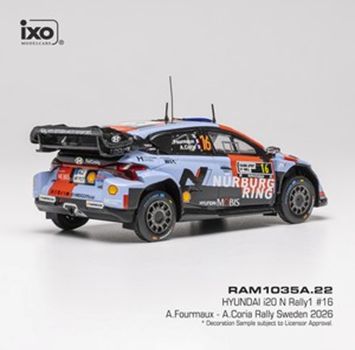 ミニカー ixoye ixo(イクソ) 1/43 (ダイキャスト製) ヒョンデ i20 N Rally1 2026年