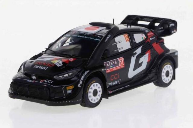 ixo (イクソ) 1/43 トヨタGRヤリス ラリー1 ハイブリッド 2024年 サファリラリーケニア ２位 #18 勝田 貴元/アーロン・ジョンストン