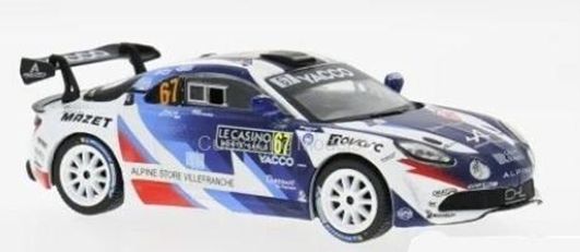 [予約]ixo(イクソ) 1/43 (ダイキャスト製) アルピーヌ A110 RGT 2025年 ラリーモンテカルロ #67 R.Astier/D.Giraudet