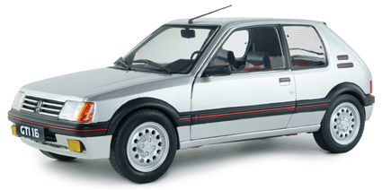[予約]SOLIDO(ソリド) 1/18 (ダイキャスト製) プジョー 205 GTI 1.6L Mk.1 1989 (シルバー)