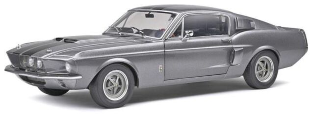 [予約]SOLIDO(ソリド) 1/18 (ダイキャスト製) シェルビー GT500 1967 (グレー/ブラックストライプ)  ※再入荷