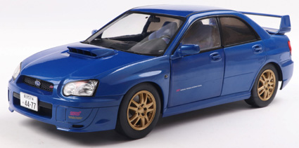 SOLIDO(ソリド) 1/18 (ダイキャスト製) スバル インプレッサ WRX STI 2003 (ブルー)