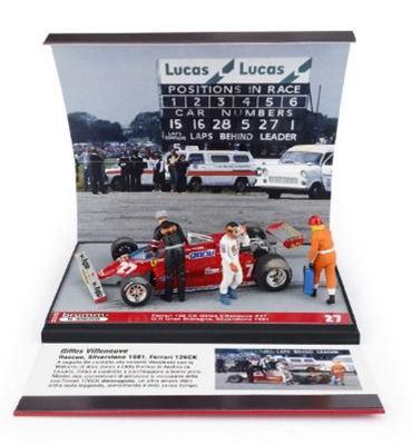 [予約]BRUMM(ブルム) 1/43 (ダイキャスト製) フェラーリ 126CK ターボ 1981年イギリスGP Silverstone #27 Gilles Villeneuve