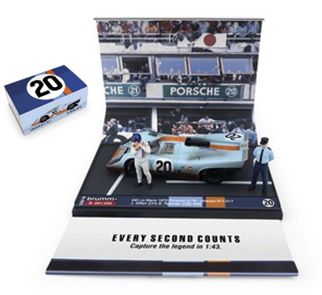 [予約]BRUMM(ブルム) 1/43 (ダイキャスト製) ポルシェ 917K 1970年ル・マン24時間  #20 J. Siffert / B. Redman スクーデリア JWA-Gulf