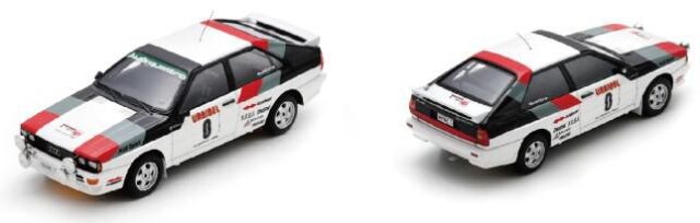 [予約]Spark(スパーク) 1/43 (レジン製) Audi quattro No.0 Audi Sport Rali Urbibel Algarve 1980 H.Mikkola／A.Hertz