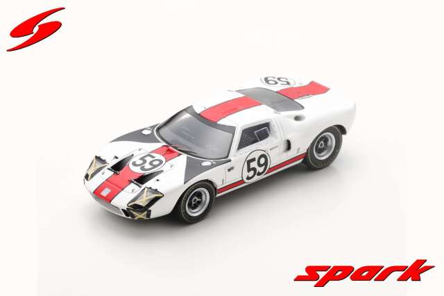 Spark (スパーク) 1/43 (レジン製) Ford GT40 No.59 24H ル・マン 1966 S.Scott／P.Revson