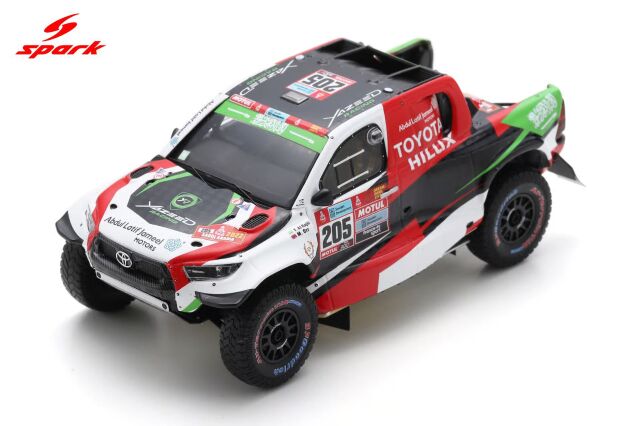 Spark(スパーク) 1/43 (レジン製) TOYOTA HILUX No.205 3rd Dakar Rally 2022 Y.Al-Rajhi／M.Orr