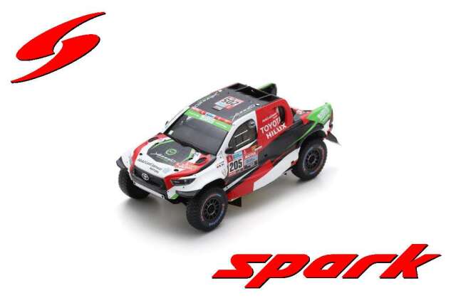 Spark(スパーク) 1/43 (レジン製) TOYOTA HILUX No.205 3rd Dakar Rally 2022 Y.Al-Rajhi／M.Orr