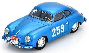[予約]Spark(スパーク) 1/43 (レジン製) Porsche 356 1500 No.259 Rally Monte Carlo 1955 C.Cooper／J.Fischel