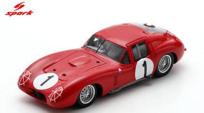 [予約]Spark(スパーク) 1/43 (レジン製) Maserati 450S Zagato Coupe No.1 Le Mans 24H 1957 S.Moss／H.Schell