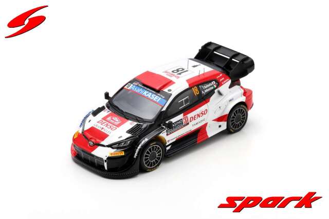 Spark (スパーク) 1/43 TOYOTA GR Yaris Rally1 HYBRID No.18 TOYOTA GAZOO Racing WRT 6th Rally Monte Carlo 2023  T. Katsuta - A. Johnston
