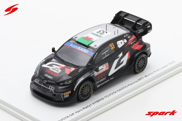 Spark(スパーク) 1/43 (レジン製) TOYOTA GR Yaris Rally1 HYBRID No.33 TOYOTA GAZOO Racing WRT Winner Rally Japan 2024 E.Evans／S.Martin
