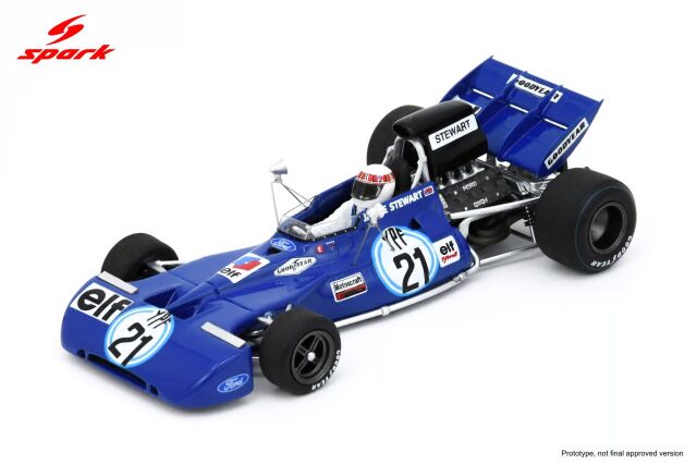 Spark(スパーク) 1/43 (レジン製) Tyrrell 003 No.21 Winner Argentinian GP 1972 Jackie Stewart