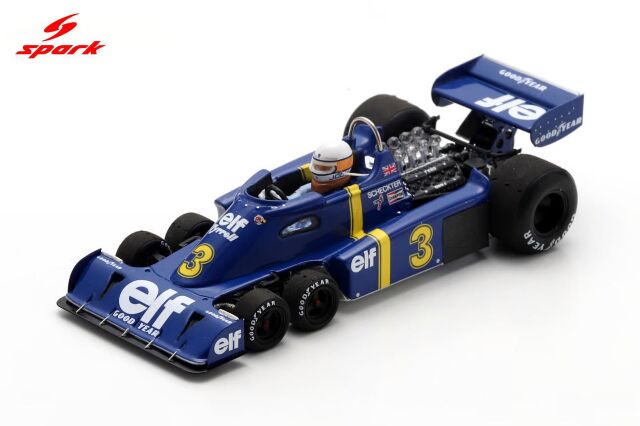 Spark(スパーク) 1/43 (レジン製) Tyrrell P34 No.3 Winner Sweden GP 1976 Jody Scheckter