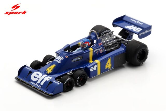 Spark(スパーク) 1/43 (レジン製) Tyrrell P34 No.4 2nd Sweden GP 1976 Patrick Depailler