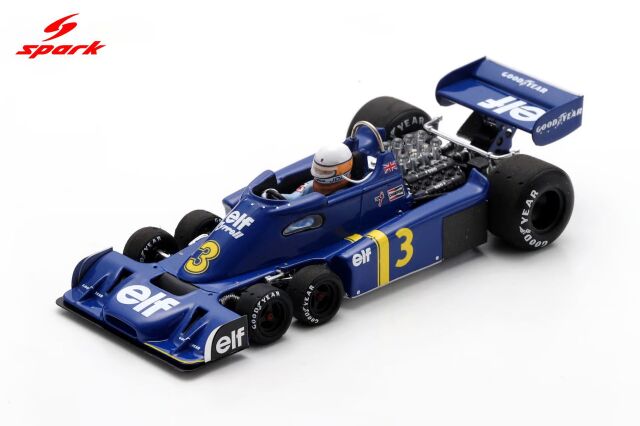 Spark(スパーク) 1/43 (レジン製) Tyrrell P34 No.3 5th Dutch GP 1976 Jody Scheckter