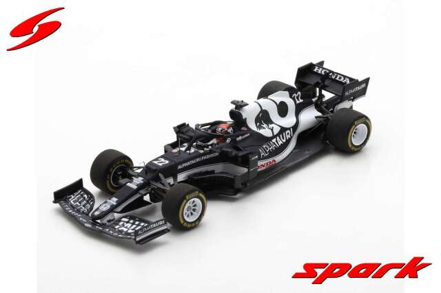 Spark (スパーク) 1/43 AlphaTauri AT02 No.22 Scuderia AlphaTauri 9th Bahrain GP 2021 Yuki Tsunoda