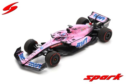 Spark (スパーク) 1/43 Alpine A522 No.14 BWT Alpine F1 Team 9th Bahrain GP 2022 Fernando Alonso