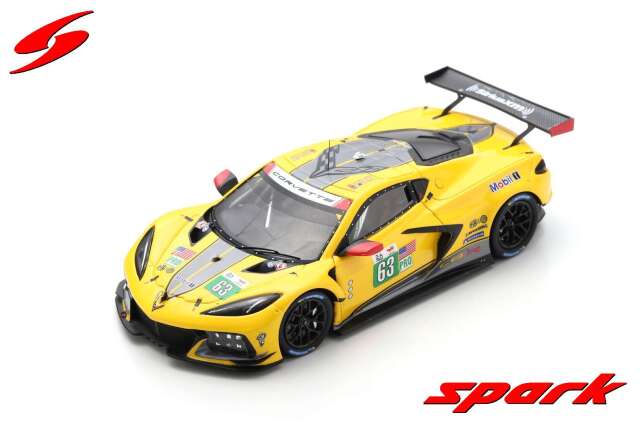 Spark (スパーク) 1/43 Chevrolet Corvette C8.R No.63 Corvette Racing 24H Le Mans 2022 A.Garcia／J.Taylor／N.Catsburg