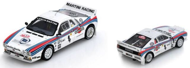 [予約]Spark(スパーク) 1/43 (レジン製) Lancia 037 Rally No.4 2nd Monte Carlo Rally 1983 A.Markku／K.Ilkka