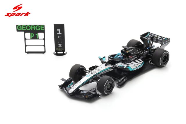 Spark(スパーク) 1/43 (レジン製) Mercedes-AMG PETRONAS Formula One Team W17 No.63 Winner Australia GP 2026 George Russell