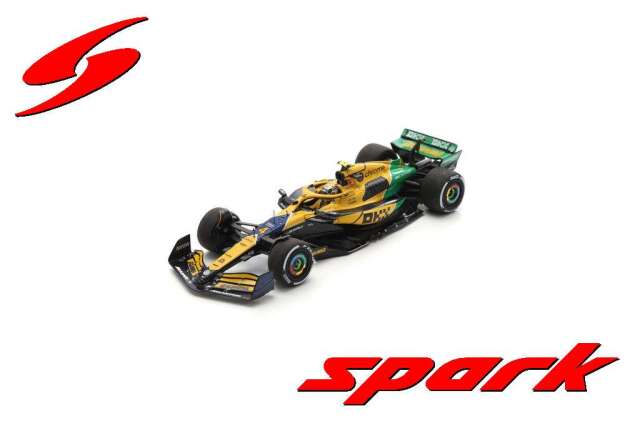 Spark(スパーク) 1/43 (レジン製) McLaren Formula 1 Team MCL38 No.4 4th Monaco GP 2024 Lando Norris