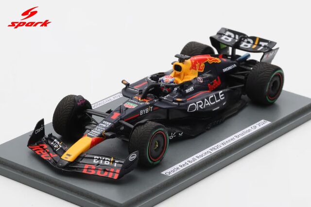 Spark(スパーク) 1/43 (レジン製) Oracle Red Bull Racing RB20 No.1 Winner Brazilian GP 2024 Max Verstappen