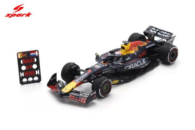Spark(スパーク) 1/43 (レジン製) Oracle Red Bull Racing RB21 No.1 Winner Las Vegas GP 2025 Max Verstappen