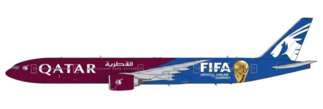 JC WINGS 1/200 (ダイキャスト製) 777-300ER Qatar Airways A7-BEH [FD]