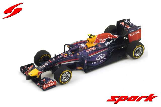 Spark(スパーク) 1/43 (レジン製) インフィニティ レッドブル レーシング RB10 2014 F1 ベルギーグランプリ ウィナー Daniel Ricciardo