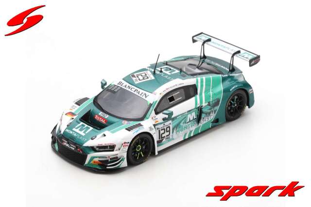 Spark (スパーク) 1/43 Audi R8 LMS GT3 2019 No.129 Montaplast by Land-Motorsport 24H Spa 2019 C.Mies／R.Feller／J.Green