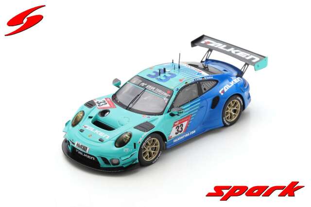 Spark (スパーク) 1/43 Porsche 911 GT3 R No.33 Falken Motorsports 9th 24H Nürburgring 2022 J.Evans／S.Müller／P.Pilet／M.Seefried