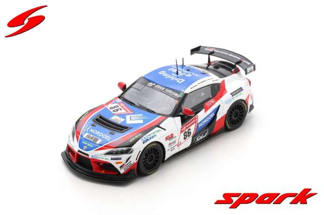 Spark (スパーク) 1/43 Toyota GR Supra GT4 No.86 Toyota Gazoo Racing Europe 3rd AT class 24H Nürburgring 2022 A.Brusius／F.Unteroberdörster／L.Peucker／A.Lengyel