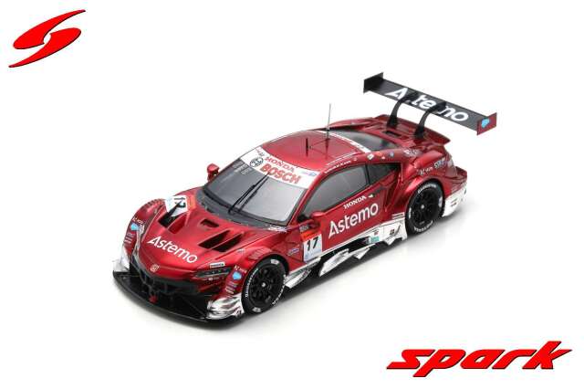 Spark (スパーク) 1/43 (レジン製) Astemo NSX-GT No.17 Astemo REAL RACING GT500 SUPER GT 2022 Koudai Tsukakoshi／Nobuharu Matsushita