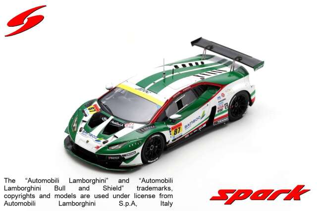 Spark (スパーク) 1/43 Bamboo Airways Lamborghini GT3 No.87 JLOC GT300 SUPER GT 2023 - Kosuke Matsuura - Natsu Sakaguchi