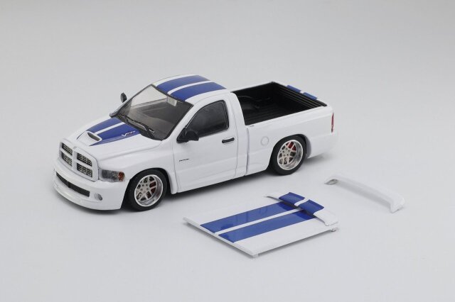 SHOOM64 MODEL 1/64 (ダイキャスト製) Dodge RAM SRT-10 ホワイト