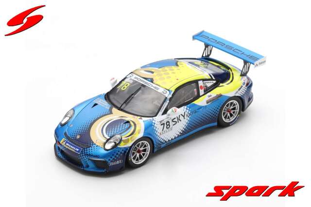 Spark (スパーク) 1/43 ポルシェ 911 GT3 Cup No.78 ポルシェ Carrera Cup Japan Champion 2018 Tsubasa Kondo
