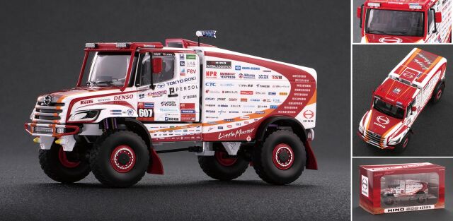 [予約]株式会社 日野 ヒューテック 1/43 HINO 600シリーズ 2025 ダカールラリー 完成品