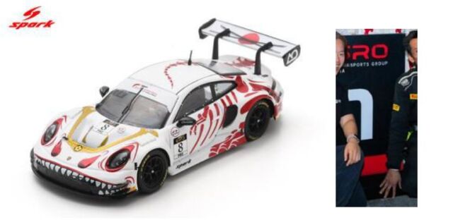スパーク1/43　ベルティゴレスカー Spark(スパーク) 1/43 (レジン製) Porsche GT3 R No.8 AO Racing