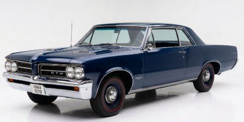 [予約]SunStar(サンスター) 1/18 (ダイキャスト製) ポンティアック GTO 1964 ノクターンブルーポリ