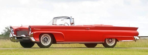 [予約]SunStar(サンスター) 1/18 (ダイキャスト製) リンカーン コンチネンタル MKIII  オープンコンバーチブル 1958 マタドールレッド
