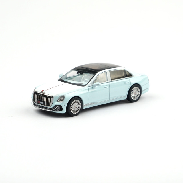 XCARTOYS 1/64 (ダイキャスト製) 紅旗（ホンチー） 国雅（GUOYA） ライトブルー